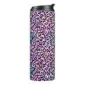 Ontwerp 4 van de Iridescent Leopard-reeks Thermosbeker (Gedraaid links)