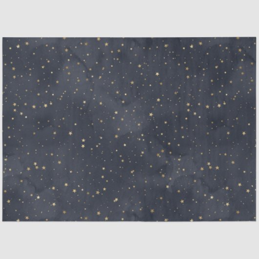 Ontwerp 4 van de Keltische Sterrennacht Reeks Tissuepapier (Voorkant)