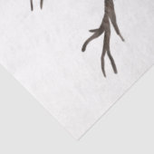 Ontwerp 4 van de kerstvogelreeks tissuepapier (Detail)