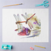 Ontwerp 4 van de Reeks van de Waterverf Dragonfly Tissuepapier (Craft)