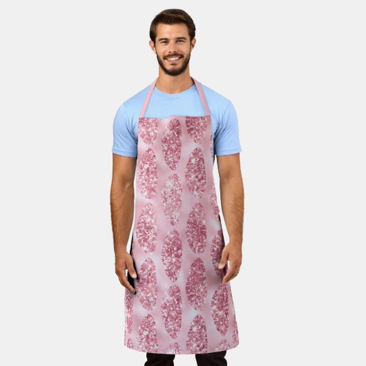 Ontwerp 4 van de roze Safari reeks Schort (Gedragen)