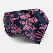 Ontwerp 4 van de roze Velvet-reeks Stropdas (Opgerold)