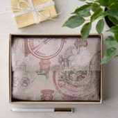 Ontwerp 4 van de Steampunk-Romance Reeks Tissuepapier (Geschenk)