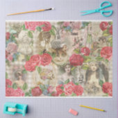 Ontwerp 4 van de Victoriaans Shabby Chic-reeks Tissuepapier (Craft)