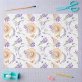 Ontwerp 4 van de Waterverf van de Lavender Reeks Tissuepapier (Craft)