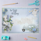Ontwerp 5 van de Baby Boy Series Tissuepapier (Craft)