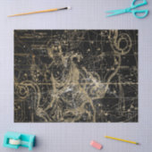 Ontwerp 5 van de Gold- en zwarte Galaxy Star-reeks Tissuepapier (Craft)