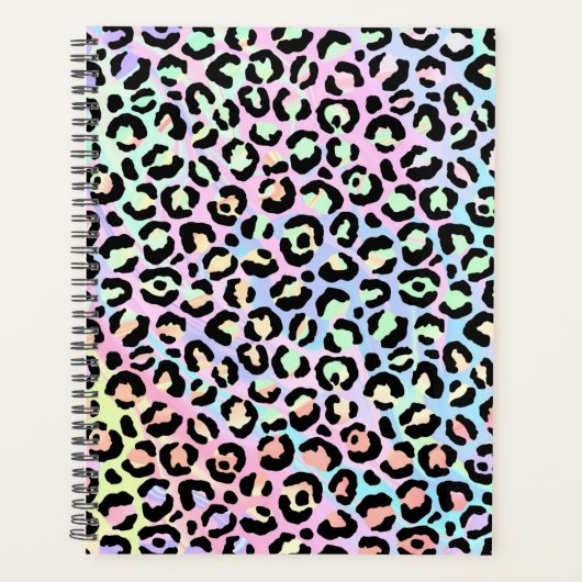 Ontwerp 5 van de Iridescent Leopard-reeks Planner (Voorkant)