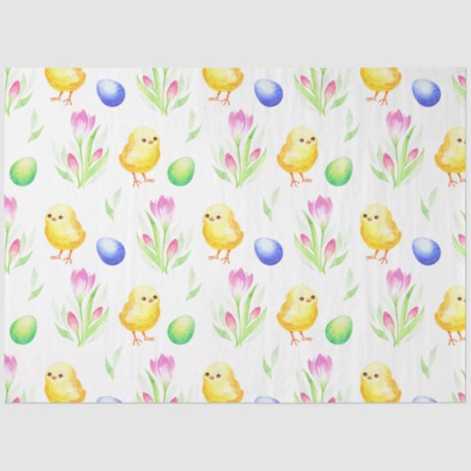 Ontwerp 5 van de Pasen Chicken Series Tissuepapier (Voorkant)