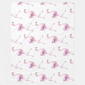 Ontwerp 5 van de Reeks van de Flamingo van de Tend Fleece Deken (Voorkant)