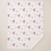 Ontwerp 5 van de Reeks van de Flamingo van de Tend Sherpa Deken (Voorkant)