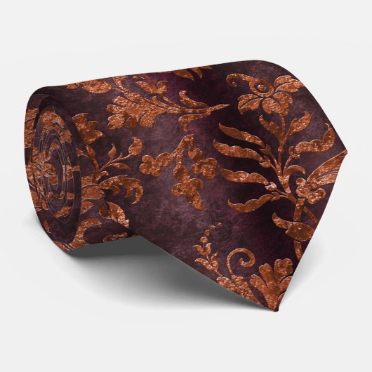 Ontwerp 5 van de Russet Velvet reeks Stropdas (Opgerold)