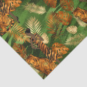 Ontwerp 5 van de Tijgerreeks van koper Tissuepapier (Detail)