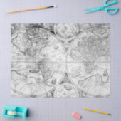 Ontwerp 5 van de zwarte en witte digitale kaartree tissuepapier (Craft)