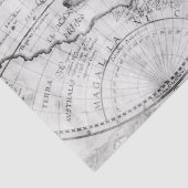 Ontwerp 5 van de zwarte en witte digitale kaartree tissuepapier (Detail)