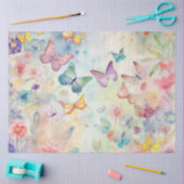Ontwerp 5 van een Whimsical Butterfly Series Tissuepapier (Craft)