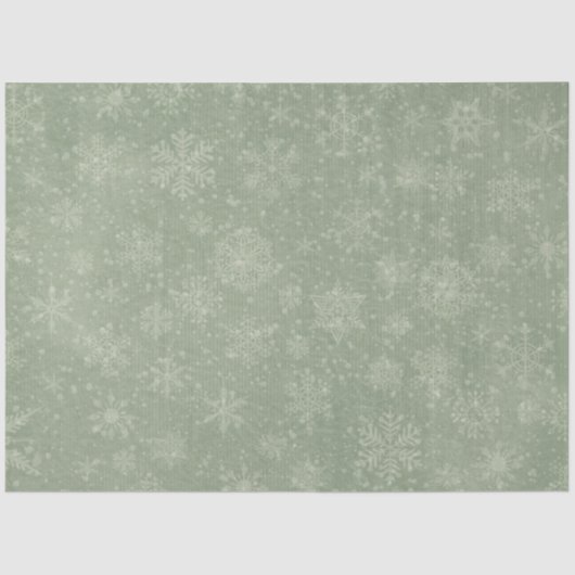 Ontwerp 6 van de 1950 Vintage-kerstreeks Tissuepapier (Voorkant)