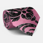 Ontwerp 6 van de Black Velvet-reeks Stropdas (Opgerold)