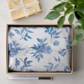 Ontwerp 6 van de blauwe Waterverf reeks Tissuepapier (Geschenk)