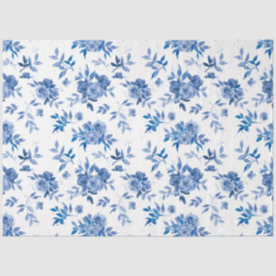 Ontwerp 6 van de blauwe Waterverf reeks Tissuepapier