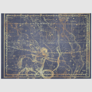 Ontwerp 6 van de Gold Star Map-reeks Tissuepapier