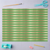 Ontwerp 6 van de Groene en Gold Stripe reeks Tissuepapier (Craft)