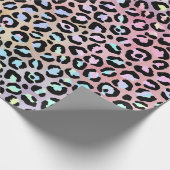Ontwerp 6 van de Iridescent Leopard-reeks Cadeaupapier (Hoek)
