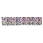 Ontwerp 6 van de Iridescent Leopard-reeks Korte Tafelloper (Horizontaal)