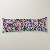 Ontwerp 6 van de Iridescent Leopard-reeks Lichaamskussen (Achterkant)