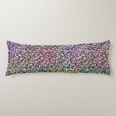 Ontwerp 6 van de Iridescent Leopard-reeks Lichaamskussen (Voorkant)