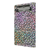 Ontwerp 6 van de Iridescent Leopard-reeks Mini Klembord (Angled2)