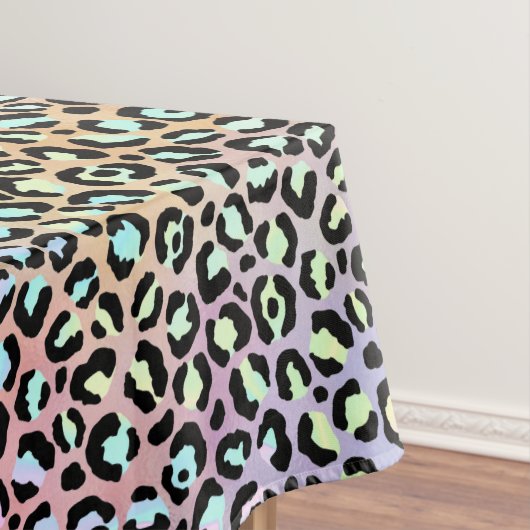 Ontwerp 6 van de Iridescent Leopard-reeks Tafelkleed (Voorbeeld)