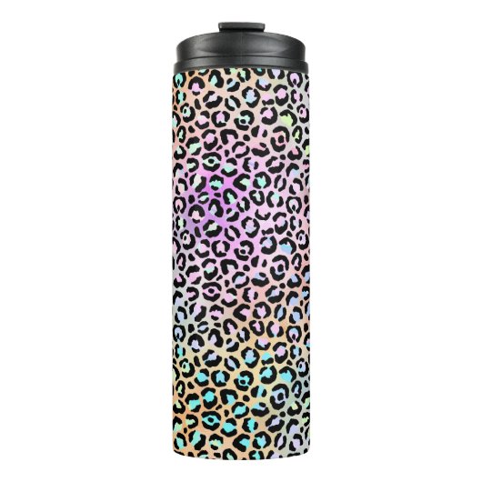Ontwerp 6 van de Iridescent Leopard-reeks Thermosbeker (Voorkant)