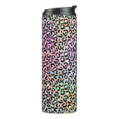Ontwerp 6 van de Iridescent Leopard-reeks Thermosbeker (Gedraaid links)