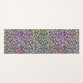 Ontwerp 6 van de Iridescent Leopard-reeks Yogamat (Achterkant (horizontaal))