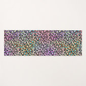Ontwerp 6 van de Iridescent Leopard-reeks Yogamat (Voorkant (horizontaal))
