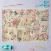 Ontwerp 6 van de Victoriaans Shabby Chic-reeks Tissuepapier (Craft)
