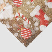 Ontwerp 6 van de Vintage kerstmix-reeks Tissuepapier (Detail)