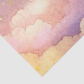 Ontwerp 6 van de Whimsical Pastel Cloud Series Tissuepapier (Detail)