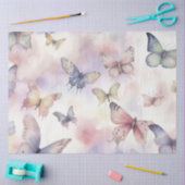 Ontwerp 6 van een Heavenly Butterfly-serie Tissuepapier (Craft)