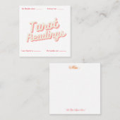 Ontwerp 711 vierkante visitekaartje (Voorkant / Achterkant)