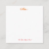 Ontwerp 711 vierkante visitekaartje (Achterkant)