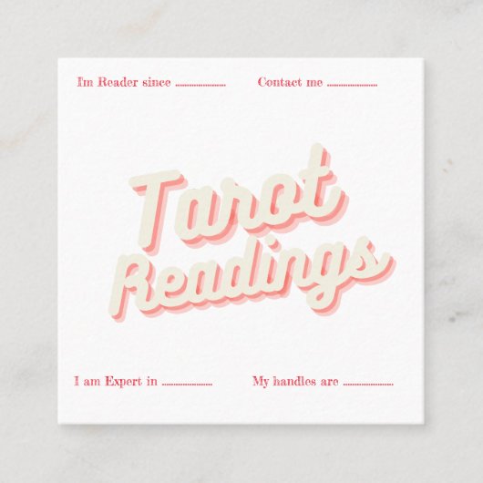 Ontwerp 711 vierkante visitekaartje (Voorkant)