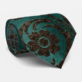 Ontwerp 7 van de Bronze Velvet-reeks Stropdas (Opgerold)