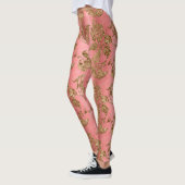 Ontwerp 7 van de Gold Velvet-reeks Leggings (Links)