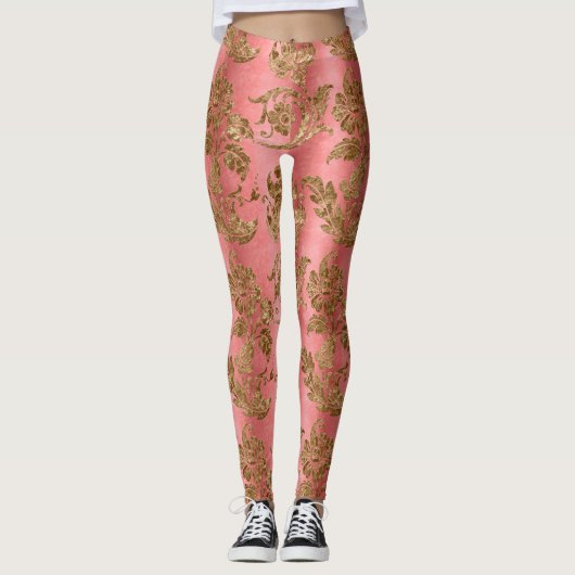 Ontwerp 7 van de Gold Velvet-reeks Leggings (Voorkant)