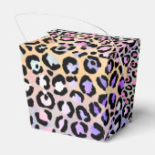 Ontwerp 7 van de Iridescent Leopard-reeks Bedankdoosjes (Achterkant)