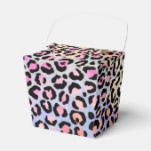 Ontwerp 7 van de Iridescent Leopard-reeks Bedankdoosjes (Voorkant Zijde)