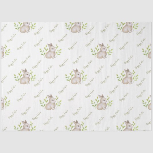 Ontwerp 7 van de Pasen van de Bunny Tissuepapier (Voorkant)