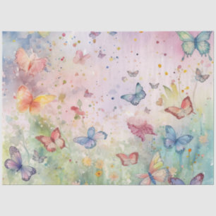 Ontwerp 7 van een Whimsical Butterfly-serie Tissuepapier